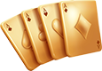 golden cards decor