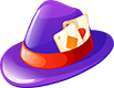 hat cards decor