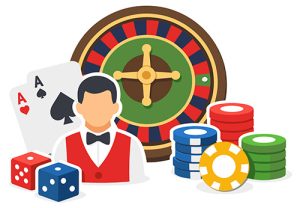 casino concept vector